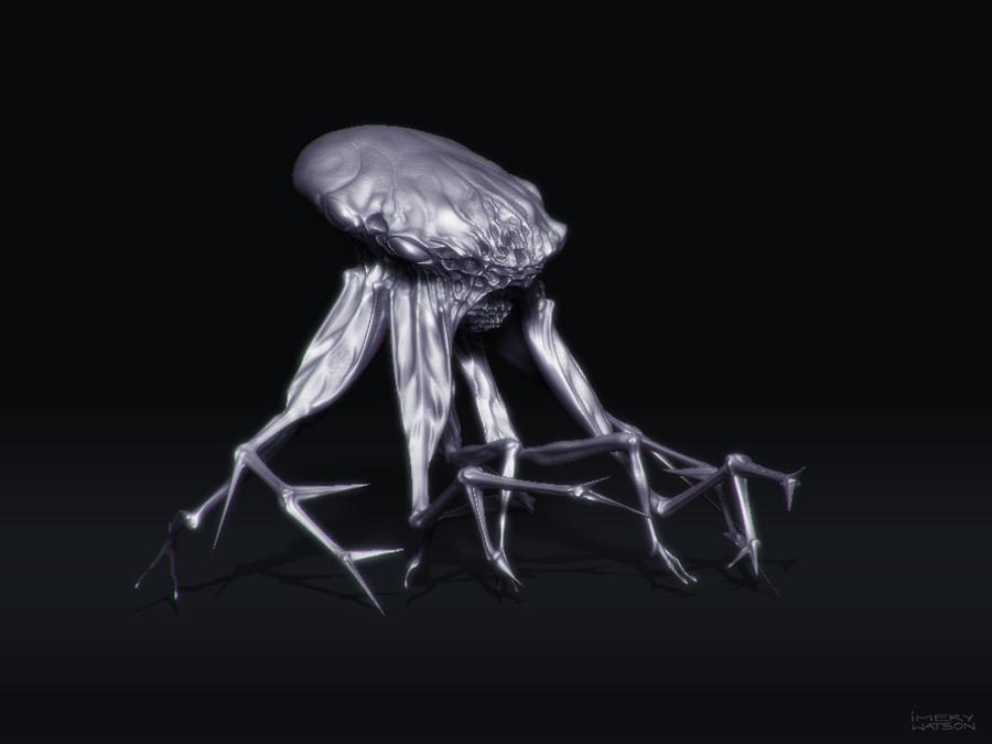 ZBrush creature sculpture